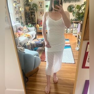 NWT wild fable white body con sheer summer dress 🌞🤍🌻